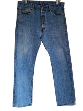 levis 501 button fly red tab jeans size 34 X 30